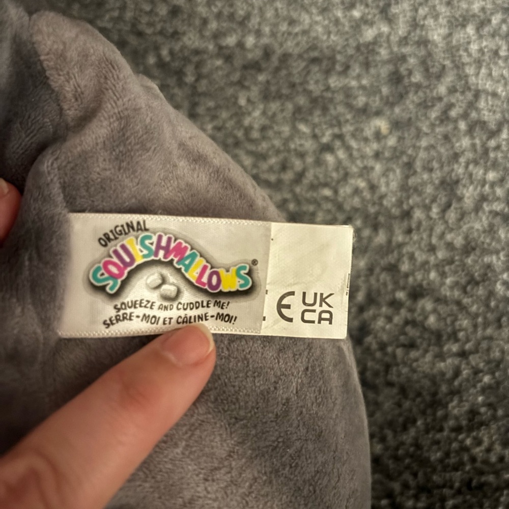 Squishmallows Gray Plush Toy - Picture 3 of 3